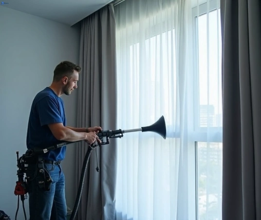 Professional drapes cleaning process tools Matty Curtain Cleaning warrawee-nsw